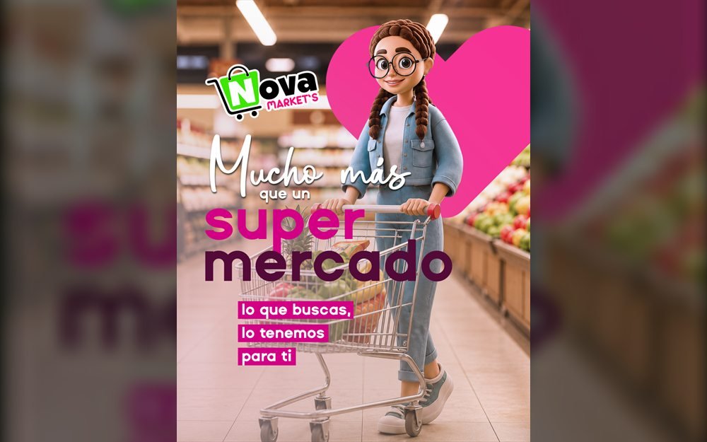 Pieza de Instagram diseñada para Nova Markets